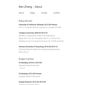 Tablet Screenshot of benzhang.name